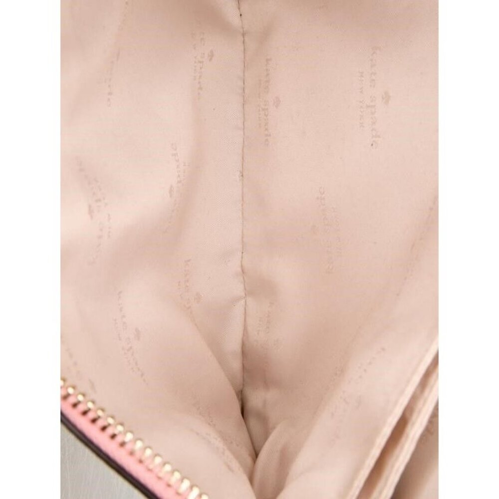 Kate Spade New York Pink Leather Crossbody Bag With Adjustable Strap & Zip Closu - Picture 5 of 5